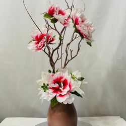 Pink and White Centerpiece RoseGold