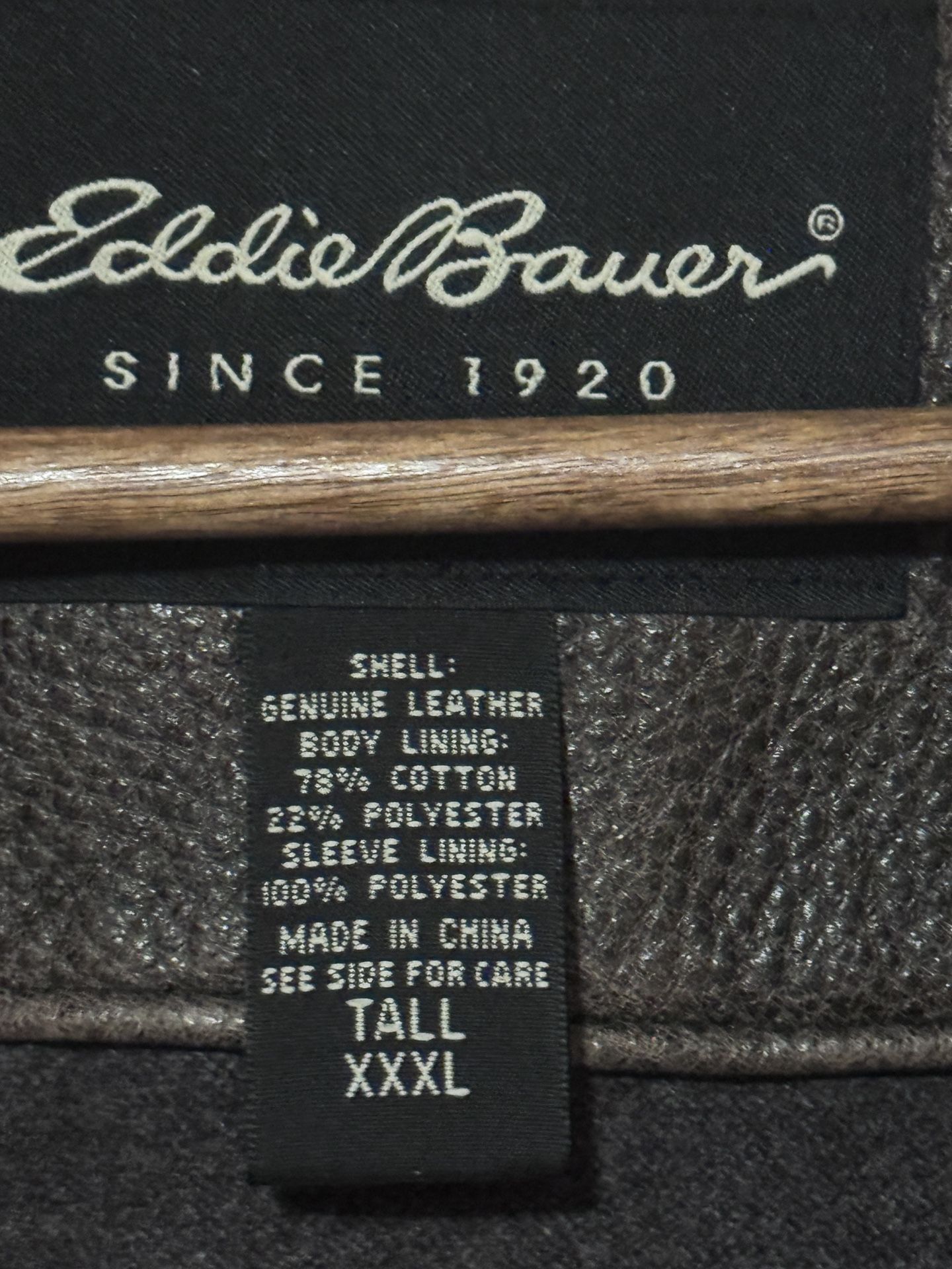 Men's 3XL Leather Jacket