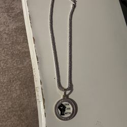 Black Lives Matter Tennis Chain 18in