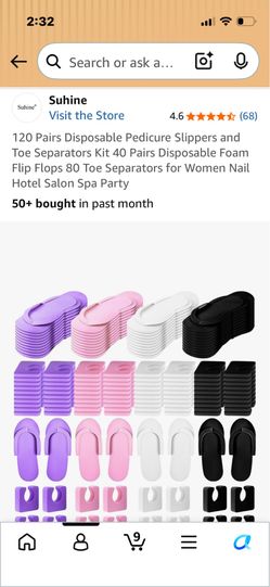 Disposable flip flops