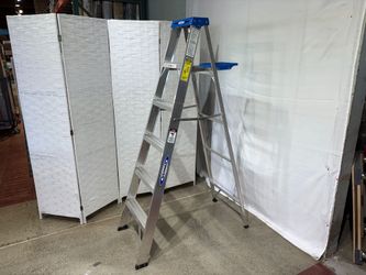 WERNER 6 ft Aluminum Stepladder Model # 366