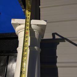 Two Large  Plastic Columns 