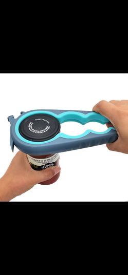 Otstar Jar Opener Bottle Opener and Can Opener for Weak hands, Seniors with Arthritis