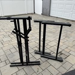 Double Keyboard Stand And Zeenith Table Maker 