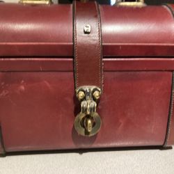 Rare Etienne Aigner Handmade, Leather Satchel Handbag
