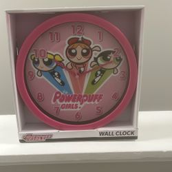 POWER PUFF GIRLS WALL CLOCK ..