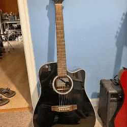 Play Away with Acoustic Electric Guitar Options month color
