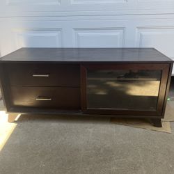 Brown Entertainment Stand/Storage