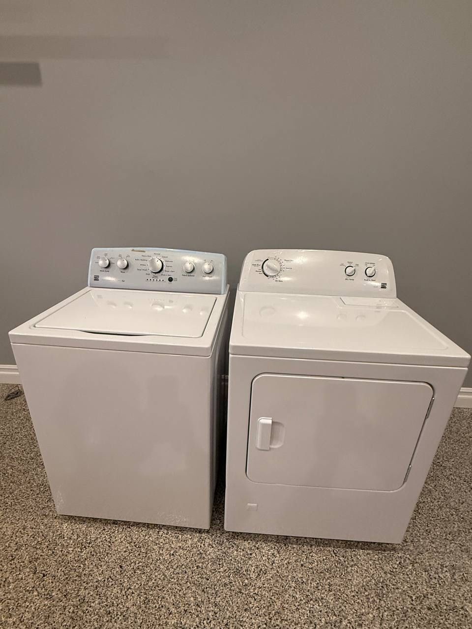 Kenmore Series 500 washer + Kenmore Series 200 gas dryer