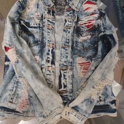 Distressed Jean Jacket