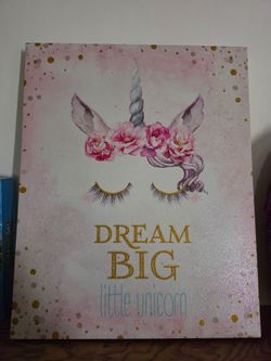 11x16 Unicorn Canvas
