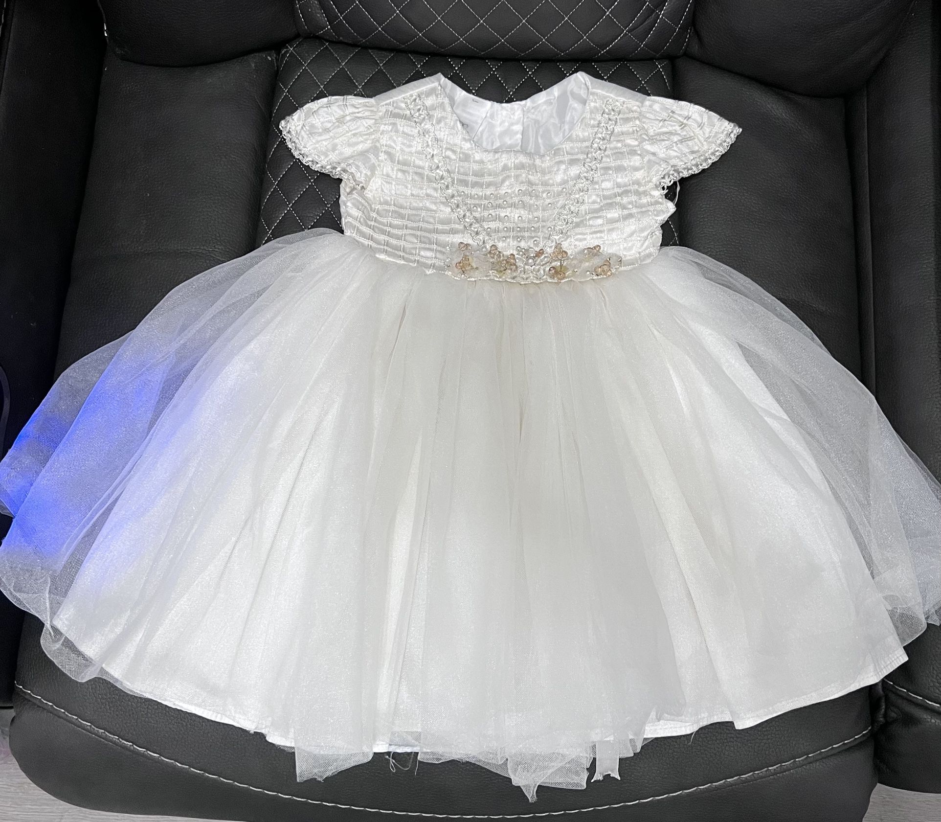 White Dress For Baby Girl 