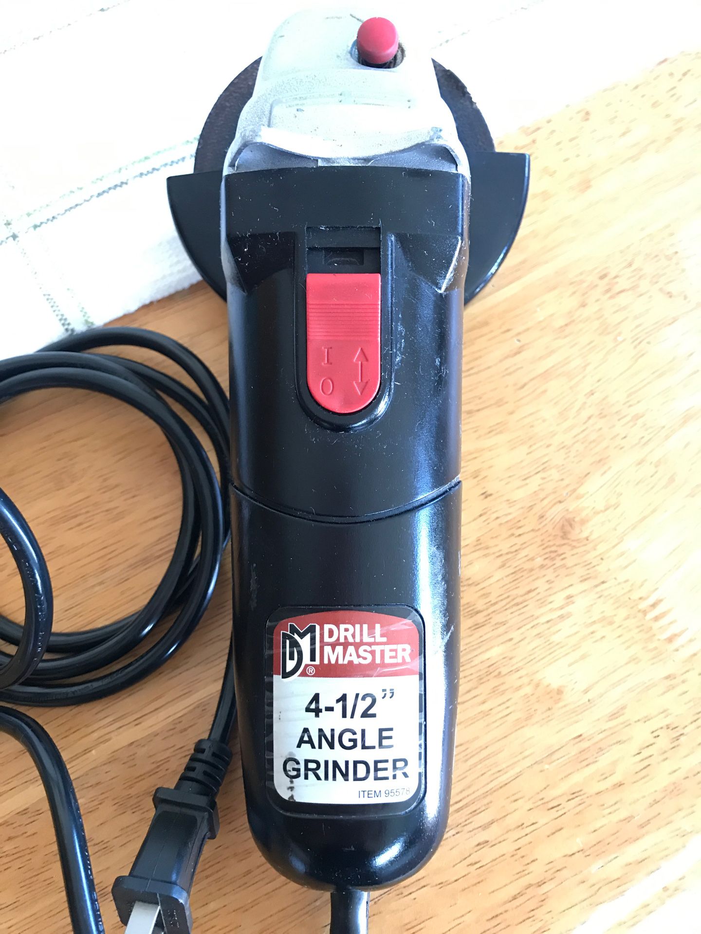Drill master 4-1/2 angle grinder