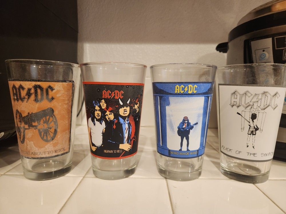 AC/DC Collectors Glass Set