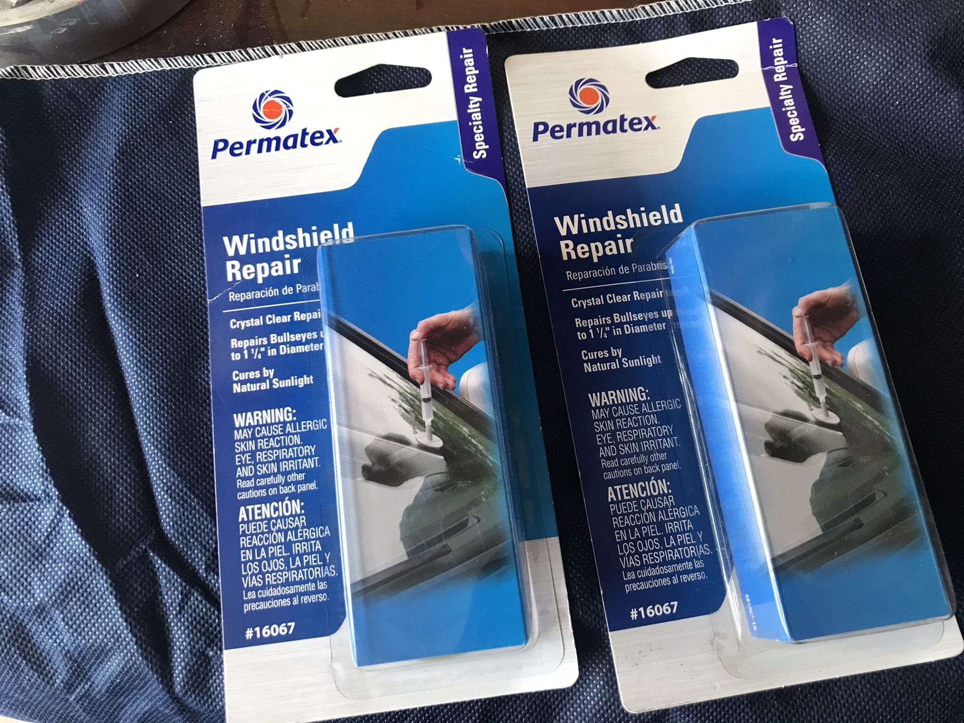 Windshield repair 2 pack
