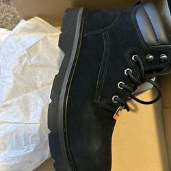 brand new steel toe work boots