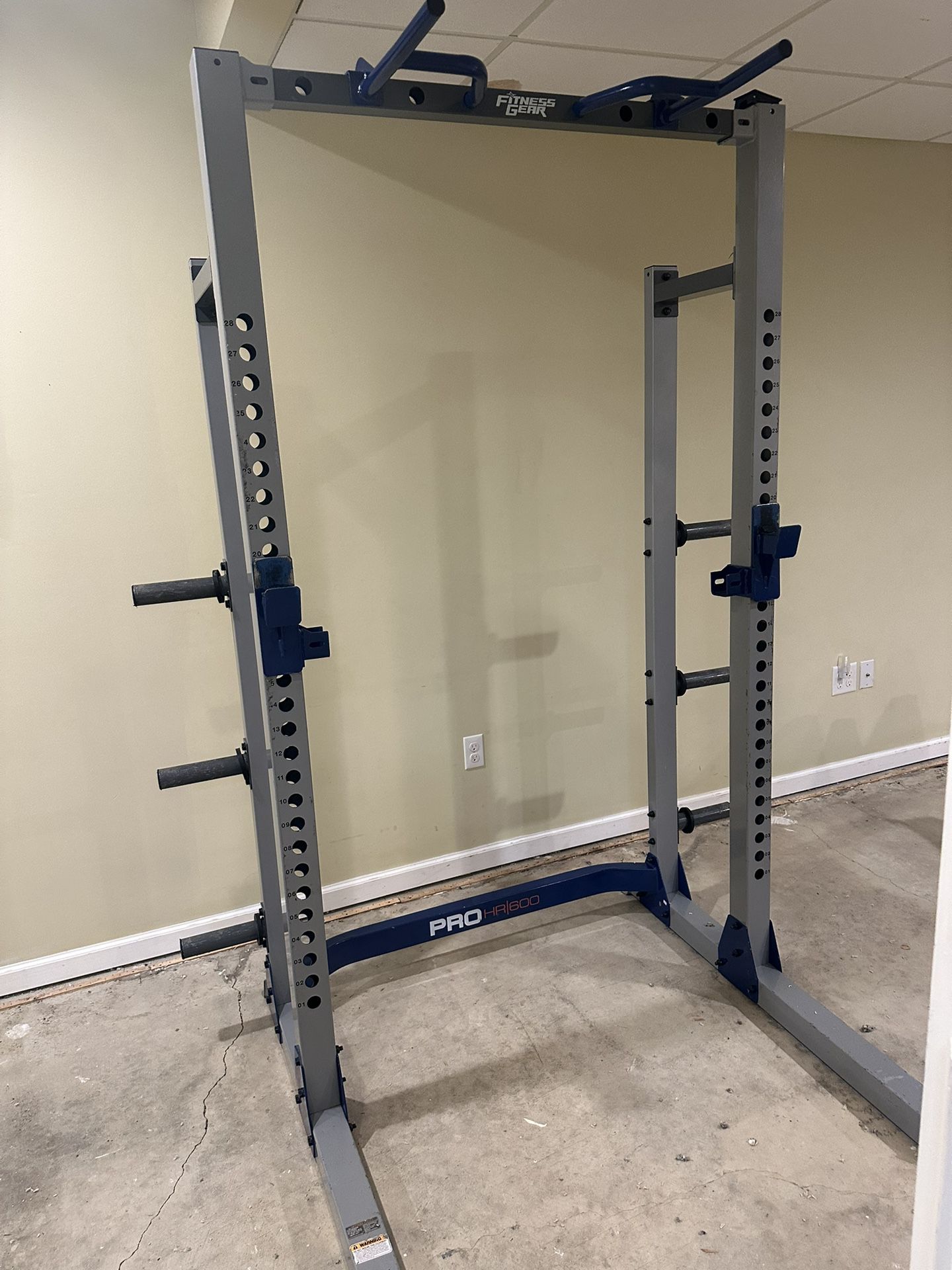 Fitness Gear Pro Weight Rack/bench/weights/bar/mats/dumbbells