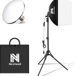 Softbox photography lighting kit