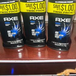 AXE. Twin Pack. $ 7 each Pack 