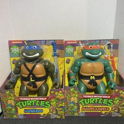 Teenage Mutant Ninja Turtles 12" Original Classic Giant Figures By Playmate 