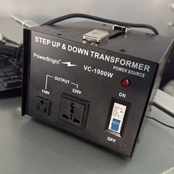 Step up & down transformer power bright