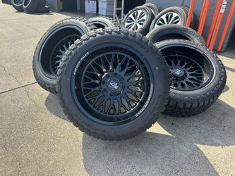 22X12 ALL GLOSS BLACK RIMS TIRE WHEELS WE OFFER 120 DAYS PAYMENT OPTION CALL OR TXT FOR PRICES