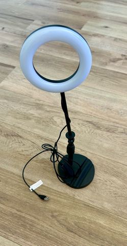 LED Desk Ring Light with Stand