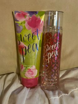 Bath & Bodyworks: Sweet Pea - Fine Fragrance Mist & Body Cream.