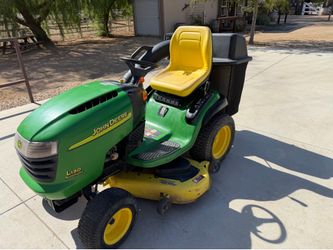 John Deere riding lawnmower