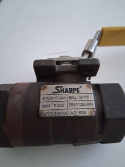 Sharpe Stainless Steel On/Off Valve