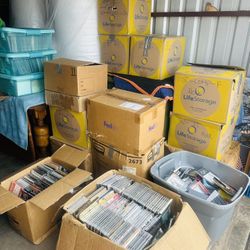 Huge Lot 22+ Boxes of Different Variety Music CD's Collection 