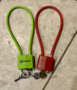 2 Lockdown 11" 30mm Gun Cable Locks 🔐 