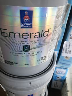 Interior and exterior 5 gallons of white paint