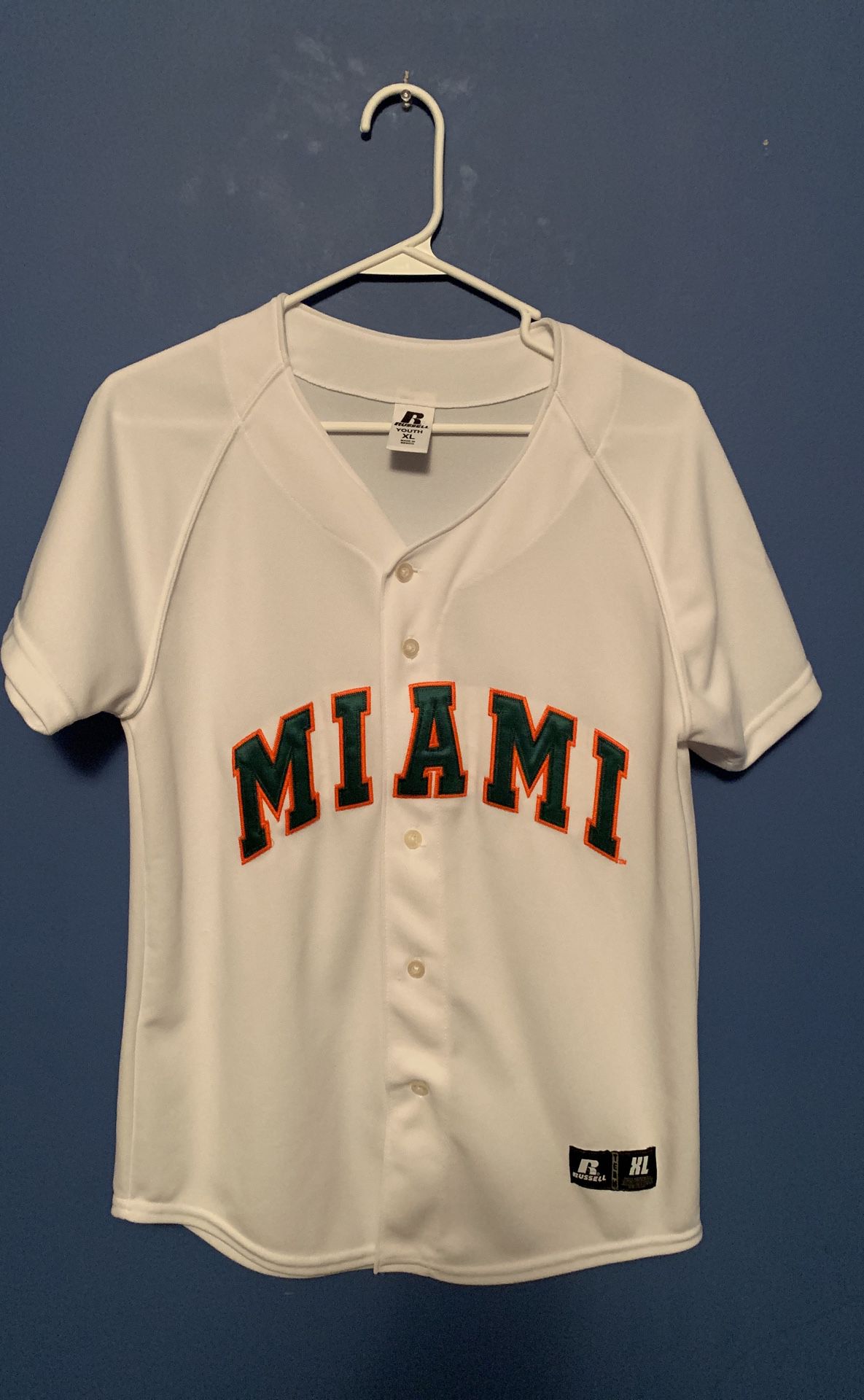 Russell CWS Miami Baseball Jersey