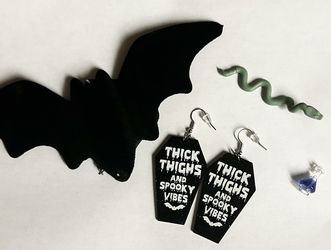 Coffin Earrings
