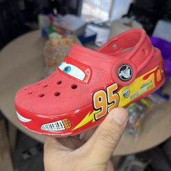 Kids Lightning McQueen Crocs