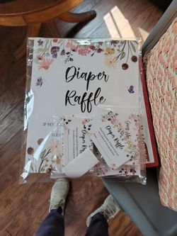 Diaper Raffel Card Set