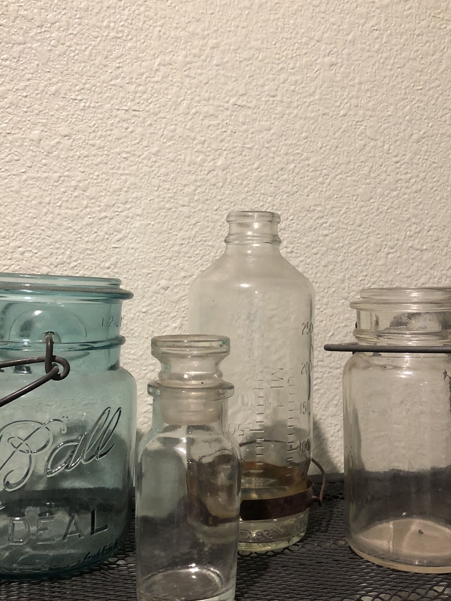VINTAGE VARIETY OF BOTTLES