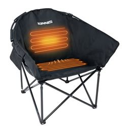 Kinnls Heated Camping Chair – 3 Heat Levels, New