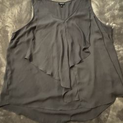 Torrid Grey Blouse