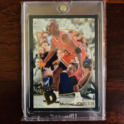 Michael Jordan 1992 Fleer Total D Basketball Card! Rare Insert! 