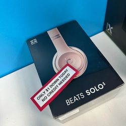 Beats Solo 3 Bluetooth Headphones PAY $1 To Take It Home - Pay the rest later -