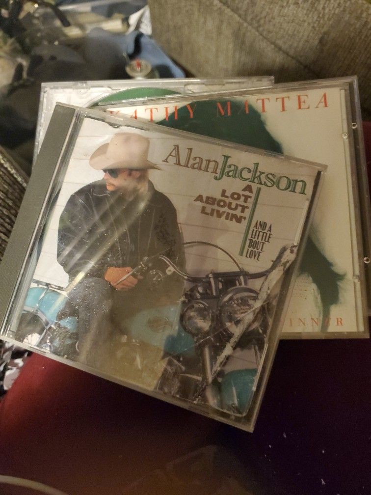 Cd Player And Big Bim Of Country Cds
