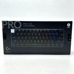 NEW LOGITECH G PRO X 60 LIGHTSPEED WIRELESS GAMING KEYBOARD - GX OPTICAL TACTILE KEYS