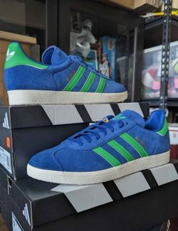 Adidas Gazelle Royal Blue Energy Green Classic Originals Men's 9 10  Samba Spezial