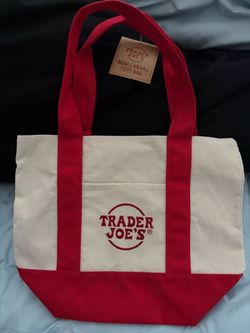 Trader Joe mini canvas bag