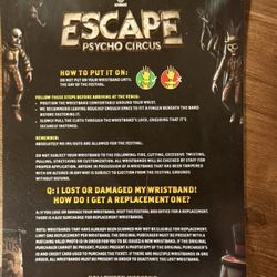 Selling 1 GA Escape Ticket