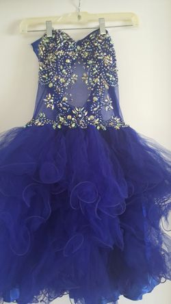 Blue dress size small used one