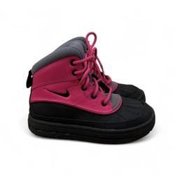 Nike girls Woodside 2 High ACG Pink Foil winter snow boot shoes
