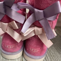 Pink Ugg Boots Size 2